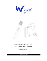 W Audio TP - 100 User Manual preview