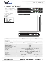 Preview for 3 page of W Audio TPX SERIES User Manual