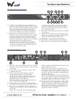 Preview for 4 page of W Audio TPX SERIES User Manual