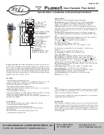 W.E. Anderson FlotecT V4 series Specifications-Installation And Operating Instructions предпросмотр