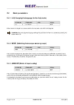 Preview for 21 page of W.E.S.T. Elektronik PAM-195-P-S3 Technical Documentation Manual