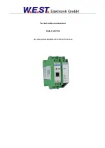 Preview for 1 page of W.E.S.T. Elektronik PAM-199-P-PFN Technical Documentation Manual