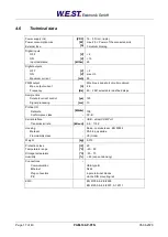 Preview for 17 page of W.E.S.T. Elektronik PAM-199-P-PFN Technical Documentation Manual