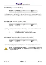 Preview for 21 page of W.E.S.T. Elektronik PAM-199-P-PFN Technical Documentation Manual