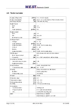 Preview for 18 page of W.E.S.T. Elektronik POS-123-P-PFN Technical Documentation Manual