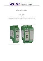 Предварительный просмотр 1 страницы W.E.S.T. Elektronik POS-123-P Technical Documentation Manual