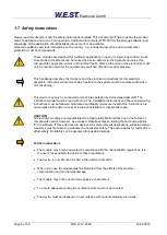 Предварительный просмотр 6 страницы W.E.S.T. Elektronik POS-123-P Technical Documentation Manual