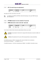 Preview for 47 page of W.E.S.T. Elektronik POS-123-P Technical Documentation Manual