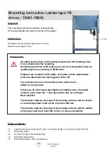 Предварительный просмотр 3 страницы W+W 78541 Mounting Instruction