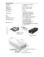 Preview for 2 page of W3 Gear PORTABLE POWER 6200 Owner'S Manual