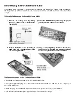 Preview for 3 page of W3 Gear PORTABLE POWER 6200 Owner'S Manual