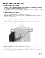 Preview for 4 page of W3 Gear PORTABLE POWER 6200 Owner'S Manual