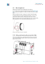 Предварительный просмотр 25 страницы W6 N 707D free-arm Manual