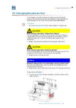 Предварительный просмотр 29 страницы W6 N 707D free-arm Manual