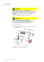 Предварительный просмотр 36 страницы W6 N 707D free-arm Manual