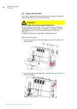 Предварительный просмотр 64 страницы W6 N 707D free-arm Manual