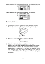 Предварительный просмотр 31 страницы W6 Wertarbeit EU-7 Instruction Manual