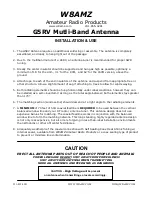 Preview for 2 page of W8AMZ G5RV Manual