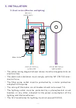 Предварительный просмотр 19 страницы WA CONCEPTION On.e Installation And Operating Manual