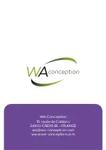 Preview for 104 page of WA CONCEPTION On.e Installation And Operating Manual