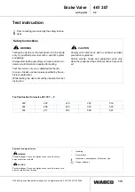 Preview for 1 page of WABCO 461 307 Test Instruction