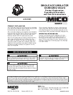 WABCO MICO ACV-SMO Product Explanation, Operating Information, And Service Instructions preview