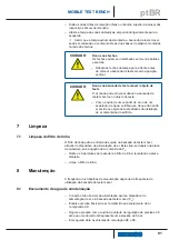 Предварительный просмотр 93 страницы WABCO MOBILE TEST BENCH 453 197 003 0 User Manual