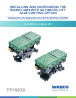 Preview for 1 page of WABCO TP19039 Manual