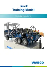 Preview for 1 page of WABCO Truck Training Model Operating Instructions Manual