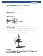 Предварительный просмотр 7 страницы WABECO BF1240 Operating Instructions Manual