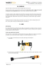 Preview for 19 page of WABROTECH WT-160/2PD Operating Instructions Manual