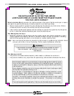 Preview for 8 page of Wabtec Ricon Faiveley FoldOver FR2E Series Service Manual