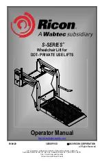 Wabtec Ricon S Series Operator'S Manual preview