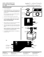 Preview for 2 page of WAC Lighting 5021-CCBBR Installation Instruction