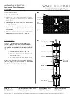 Предварительный просмотр 3 страницы WAC Lighting 5021-CCBBR Installation Instruction