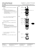 Preview for 5 page of WAC Lighting 5021-CCBBR Installation Instruction