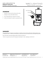 Preview for 6 page of WAC Lighting 9075-TRN-SS Installation Instruction