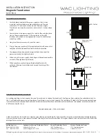 Preview for 3 page of WAC Lighting 9600-TRN-SS Installation Instruction