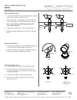 Предварительный просмотр 3 страницы WAC Lighting Accent 5011 Installation Instruction