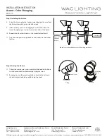 Preview for 3 page of WAC Lighting Accent Color Changing Installation Instruction