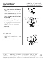 Предварительный просмотр 4 страницы WAC Lighting Accent Color Changing Installation Instruction