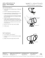 Preview for 4 page of WAC Lighting Accent Color Changing Installation Instruction