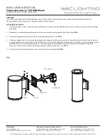 Предварительный просмотр 2 страницы WAC Lighting DS-WS05 Installation Instructions