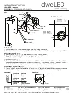 Preview for 2 page of WAC Lighting dweled 486 Series Installation Instructions