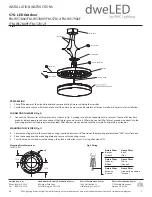 Предварительный просмотр 2 страницы WAC Lighting dweLED 578 Series Installation Instructions