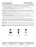 WAC Lighting dweLED 649 Series Installation Instructions preview