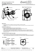 Предварительный просмотр 2 страницы WAC Lighting dweLED 911 Series Installation Instructions