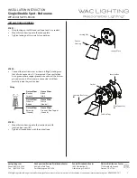 Preview for 2 page of WAC Lighting Endurance WP-LED415 Installation Instruction