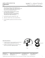 Preview for 3 page of WAC Lighting Grand Accent 5212 Installation Instruction