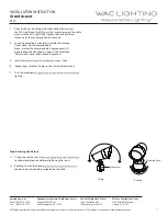 Предварительный просмотр 3 страницы WAC Lighting Grand Accent 5212 Installation Instruction